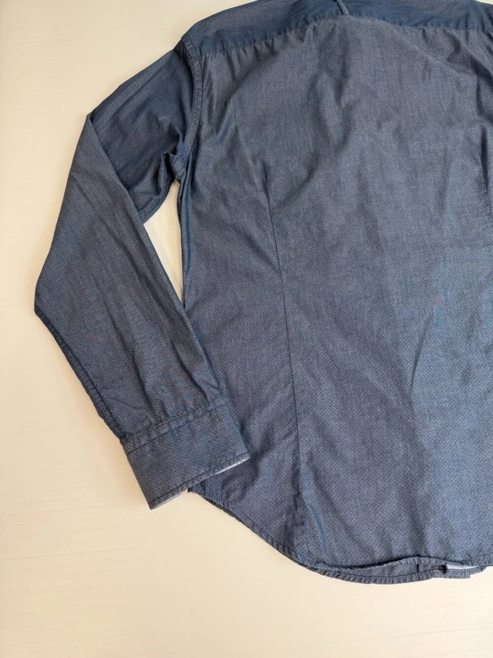 Banana Republic Button Up Men Small Soft Tailored Slim Fit Dress Shirt Work Ex